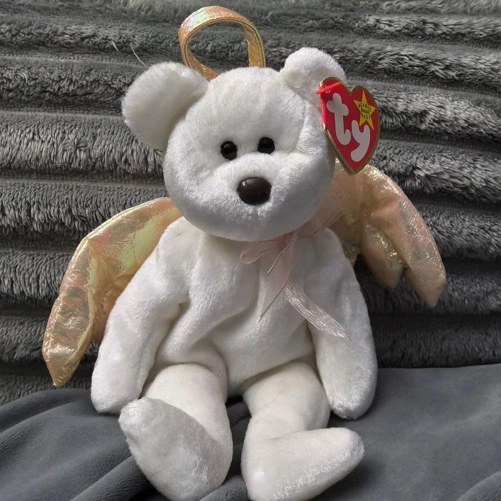 NWT Ty Halo the Angel Bear Beanie Baby